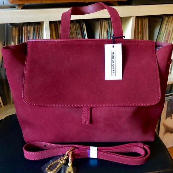 MANSUR GAVRIEL LADY BAG IN BURGUNDY LEATHER - Picture 3 of 8